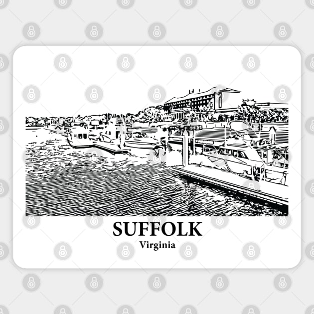 Suffolk - Virginia Magnet by Lakeric
